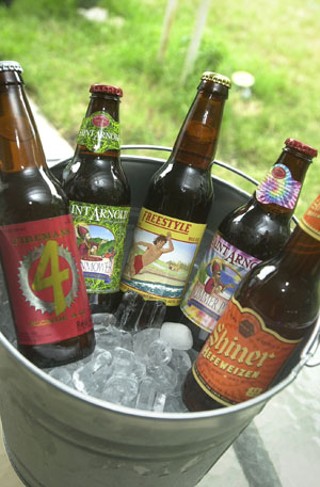 A sampling of the Texas-made brews you could buy at the brewery if the on-site sales bill passes