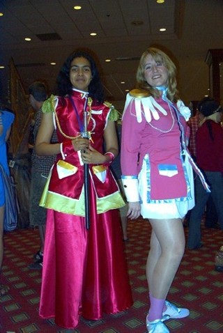 A-Kon conventioneers in costume