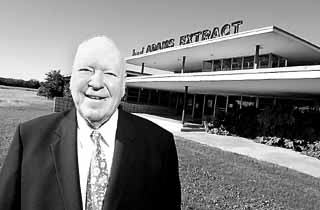 John G. Adams Sr., president of Adams Extract Company, still produces extracts from his grandfather's original recipes.