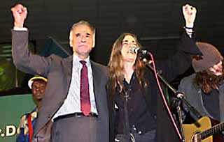 Ralph Nader and Patti Smith