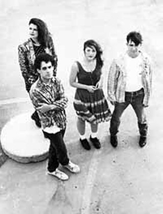 Formerly Zeitgeist, 1991 (l-r): Cindy Toth, John Croslin, Kim Longacre, Garrett Williams