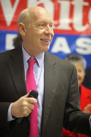 Democratic gubernatorial hopeful Bill White opened his Austin campaign office Jan. 16 on West 13th Street.