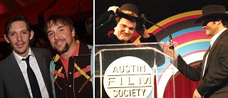 The Big Four (l-r): Haas, Linklater, Tarantino, Rodriguez
