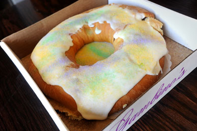 Mardi Gras King Cakes, Coming Right Up! Local vendors providing a key