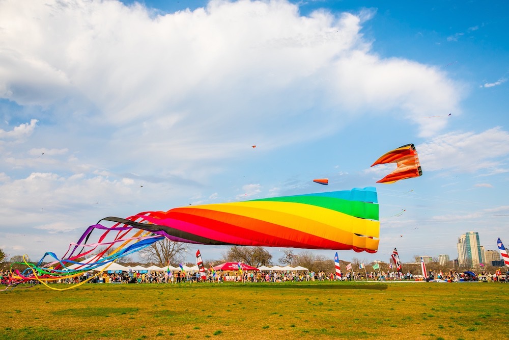 Austin Kite Fest Celebrates 90 Years From 1929 to present, the