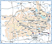 Hill Country Map