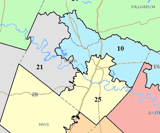 travis county map boundaries Court Issues Congressional Map Updated Democrats Respond To New travis county map boundaries