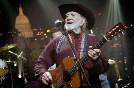 Willie Nelson at a 2009 Austin City Limits rehearsal with Asleep at the Wheel