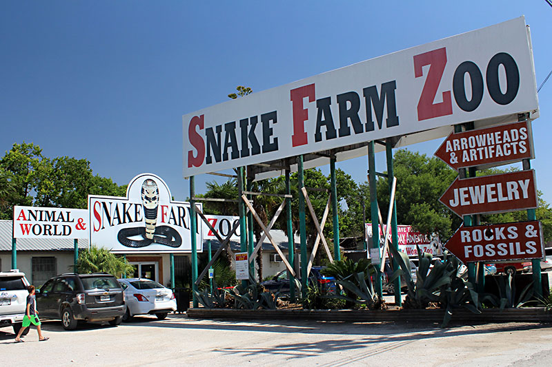 Day Trips: Snake Farm, New Braunfels: Snake Farm, just sounds nasty, but is  a lot of fun - Columns - The Austin Chronicle