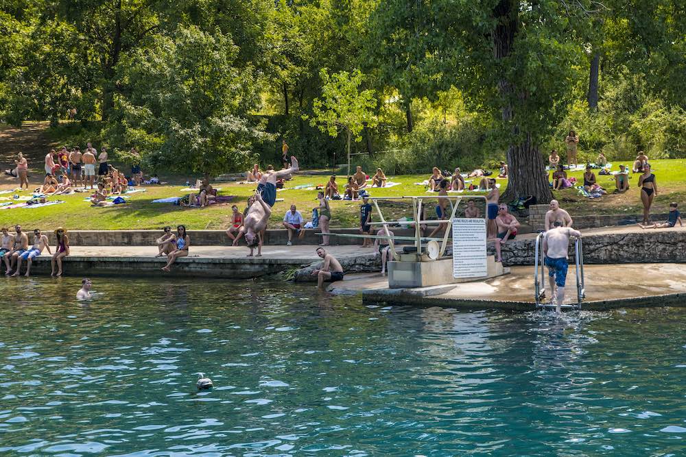 Amid COVID Surge, City of Austin to Close City Parks, Barton Springs