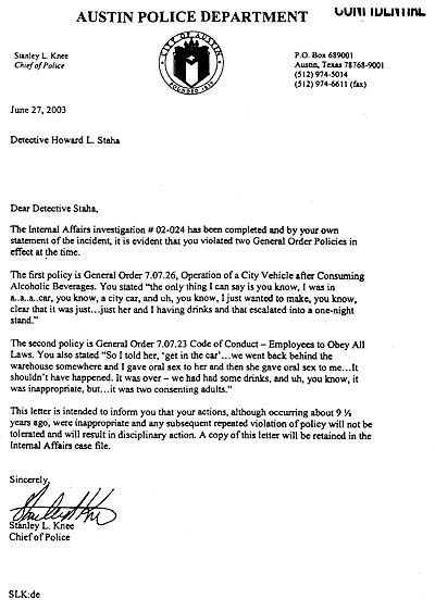 Police Officer Recommendation Letter Sample from www.austinchronicle.com