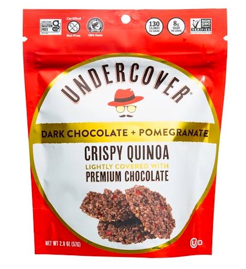 Undercover Quinoa Dark Chocolate + Sea Salt Crispy Quinoa Snack