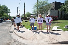 Protesting the Rhino at Warren Wildlife Gallery