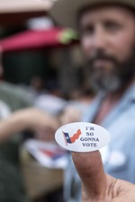 The Story Behind the "I'm So Gonna Vote" Stickers