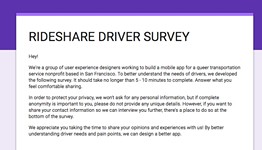 Take a Survey for a More Queer-Friendly Rideshare Experience