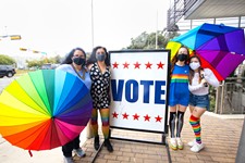 Pride at the Polls Event at City Hall