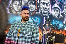 Local Muralist Chris Rogers Sparks Conversation Around the Black Lives Matter Movement