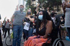 Protesters Allege Austin Police Dumped Quadruple Amputee Activist Whitney Mitchell Out of Her Wheelchair