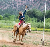 This Austin Teen Is a Star of Horseback Archery (But She’ll Use a Skateboard in a Pinch)