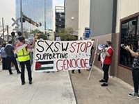 On SXSW Day 1, Protesters Condemn Army and Defense Sponsorship