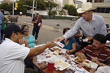 The Man in the White Hat