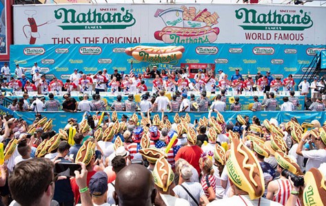 Local Competes in Nathan’s Famous Hot Dog Eating Competition