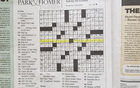 A Proposal in Our Pages. The Crossword to Be Exact.