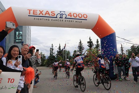 20th Annual Team of Texas 4000 for Cancer Crosses Finish Line in Alaska
