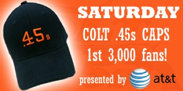 Express to Hand Out Colt .45s Hats
