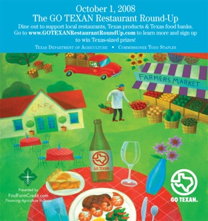 Go Texan Restaurant Day