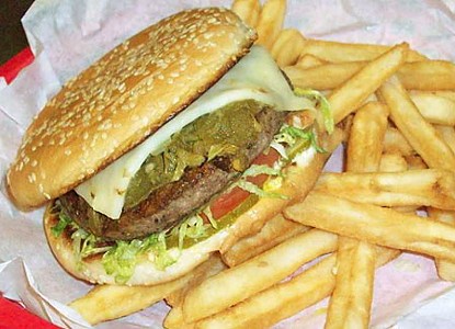 Poodie's Hilltop Bar & Grill: The Poodie burger