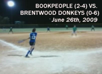 Alternative Softball video of the Brentwood Donkeys first victory