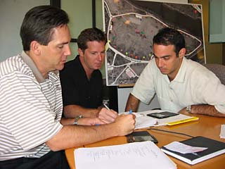 (l-r): Bill Stapleton, Charlie Jones, and Charles Attal
