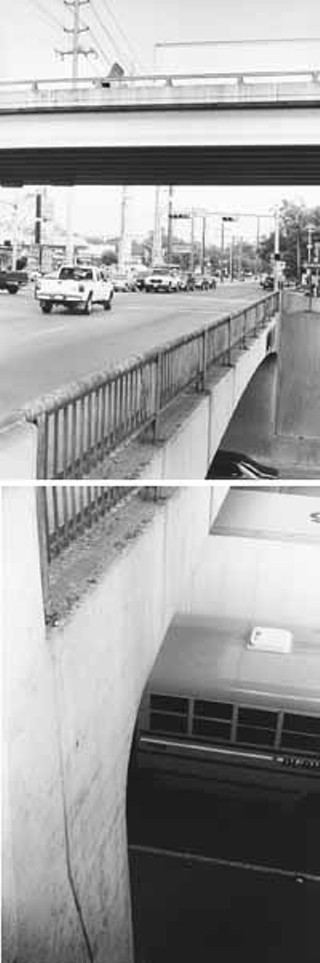 The 38 1/2 Street bridge over I-35