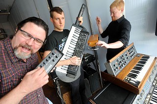 (L-r) John French, Chad Allen, and Guy Taylor of Switched On