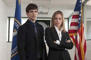 Christopher Gorham and Piper Perabo in <i>Covert Affairs</i>