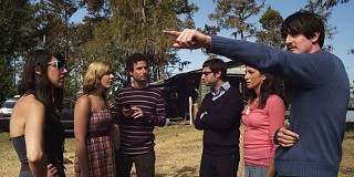 Ted Beck (far right) in  <i>All American Orgy</i>