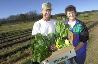 Gary and Sarah Rowland of Hairston Creek Farm