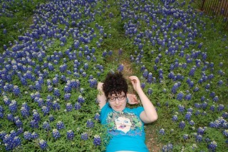 Me pretending to be a baby near La Grange, Tx