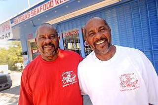 Freddie (l) and Eddie Roland of Bayseas 7
