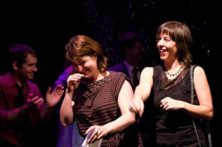Tickled co-PADs: The Rude Mechs' Sarah Richardson (l) and Lana Lesley