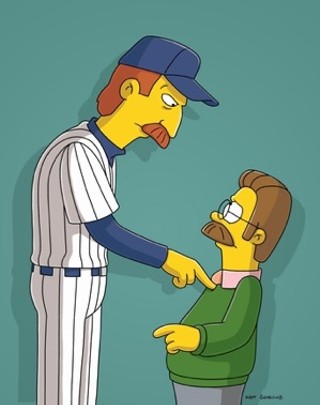 'The Big Unit' as seen on 'The Simpsons'