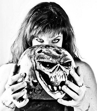Amy Hutchins aka Devil Grrl of the Honky Tonk Heartbreakers: