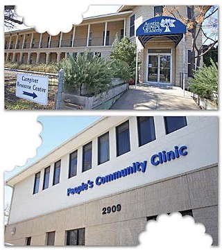 People's
Community Clinic
and Austin Groups for the Elderly are among 39 local service organizations that will be hit hard by drastic cuts.