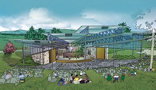 Some Southwest Austin residents are raising questions about a proposed amphitheatre in their neighborhood. This rendering, from the church's website, is an early conceptual image.