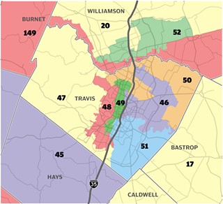 An early proposal to redistrict Travis County House seats leaves the existing boundaries sufficiently intact to satisfy the incumbents.