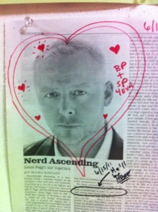 The Chronicle's interview with Simon Pegg... with minor cosmetic alterations