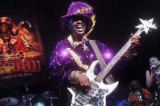 Bootsy Collins gives the Moody the munchies.