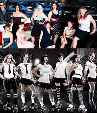 TXRD Lonestar Rollergirls bout tonight: Do the Holy Rollers have a prayer, or will the Hellcats drive them off the track?