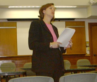 Assistant City Manager Laura Huffman